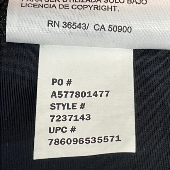 NWOT Speedo PowerFlex Eco Long Sleeve Full Zip Rashguard Swim Shirt Black M - Picture 14 of 16